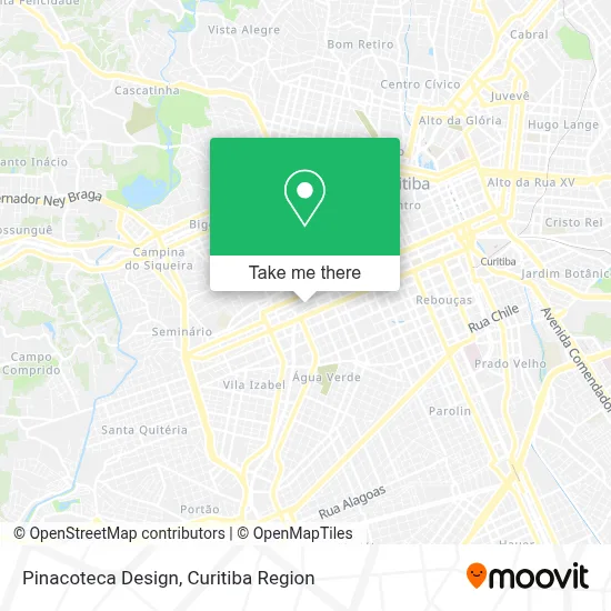 Pinacoteca Design map