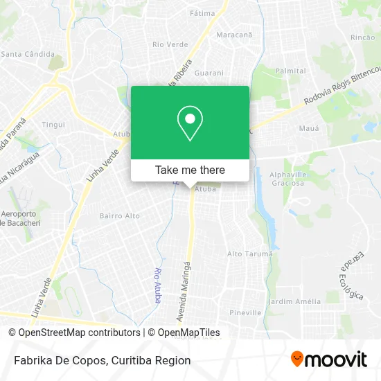 Fabrika De Copos map