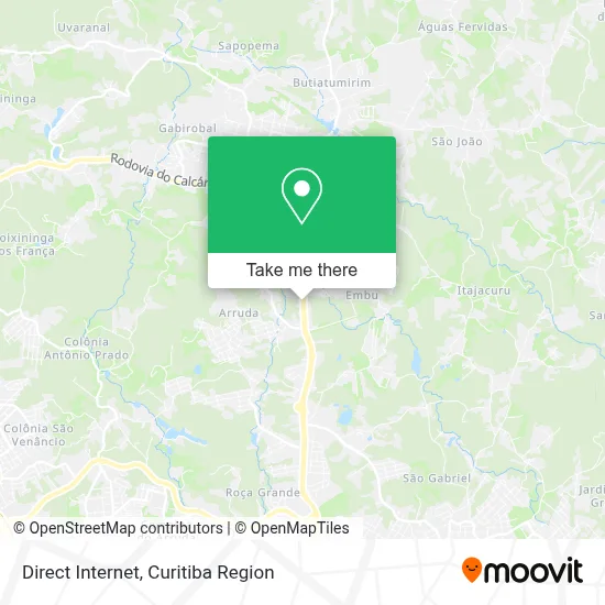 Direct Internet map