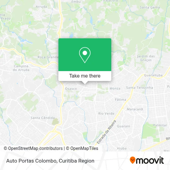 Auto Portas Colombo map
