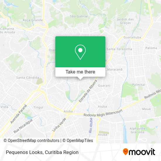 Pequenos Looks map