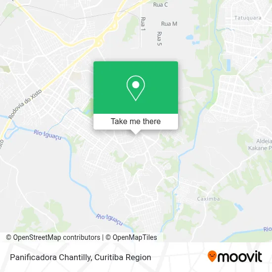 Panificadora Chantilly map