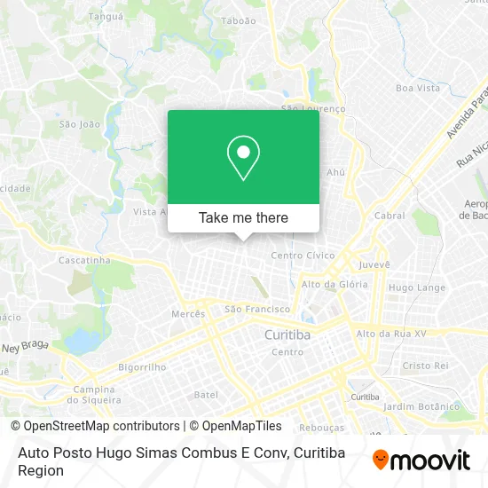 Auto Posto Hugo Simas Combus E Conv map