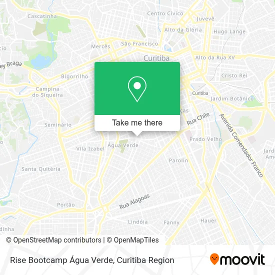 Rise Bootcamp Água Verde map
