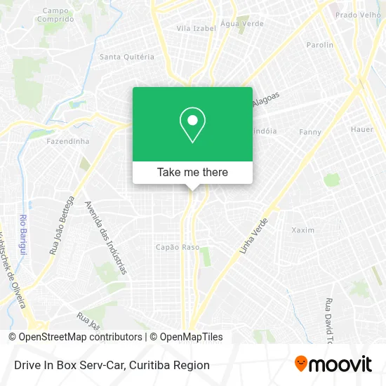 Drive In Box Serv-Car map