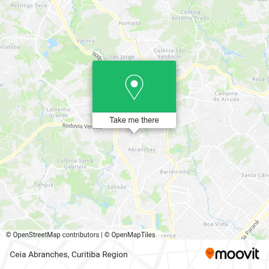 Ceia Abranches map