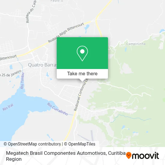 Megatech Brasil Componentes Automotivos map