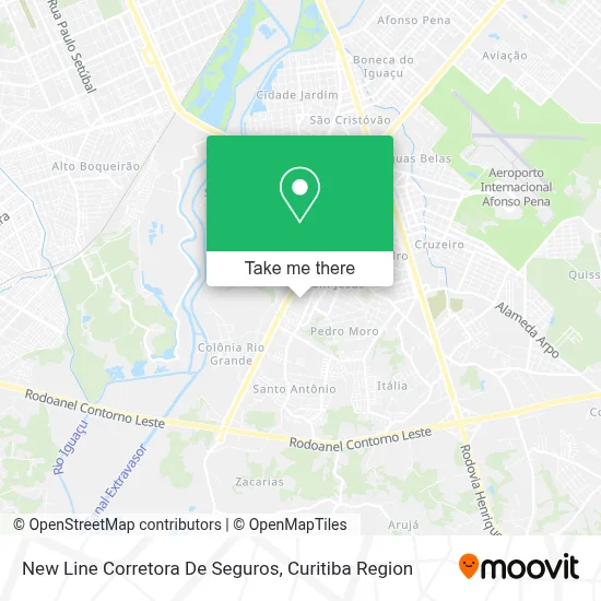 New Line Corretora De Seguros map