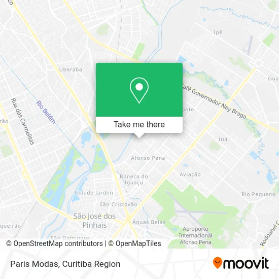 Paris Modas map