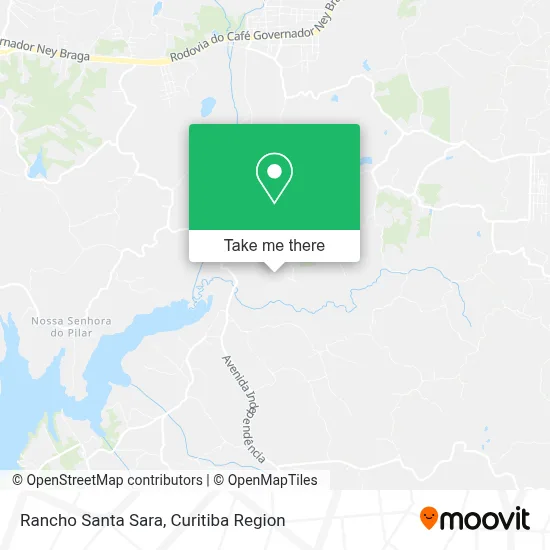 Rancho Santa Sara map