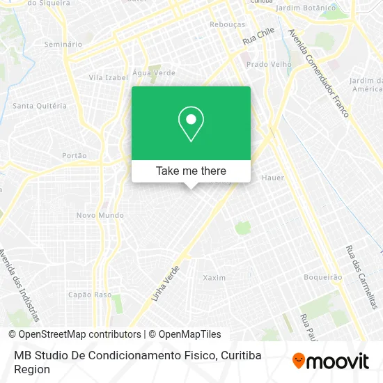 MB Studio De Condicionamento Fisico map