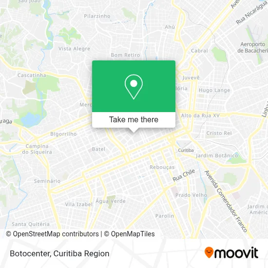 Botocenter map