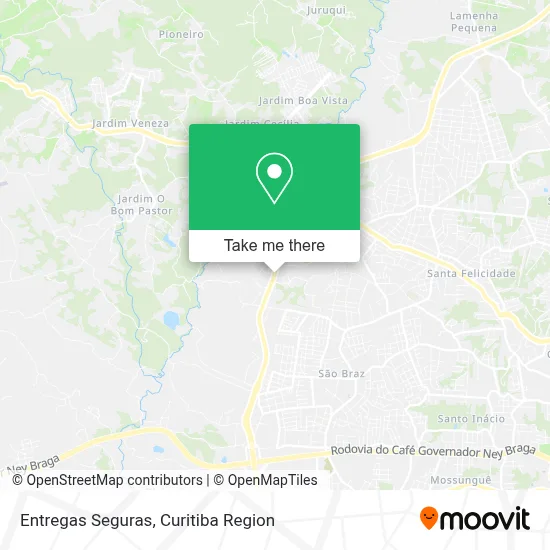 Entregas Seguras map