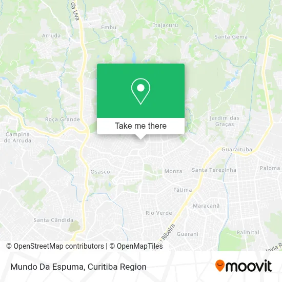 Mundo Da Espuma map