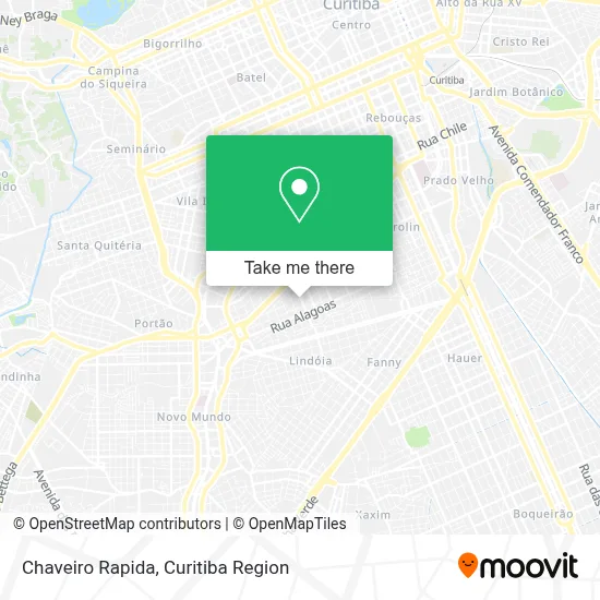 Chaveiro Rapida map