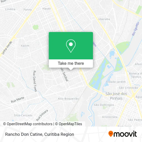 Rancho Don Catine map