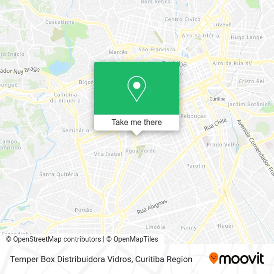 Temper Box Distribuidora Vidros map