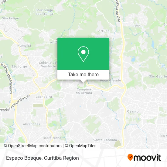 Espaco Bosque map