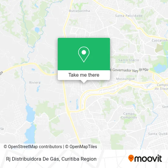 Rj Distribuidora De Gás map