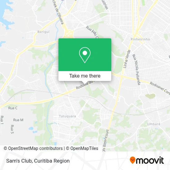 Sam's Club map