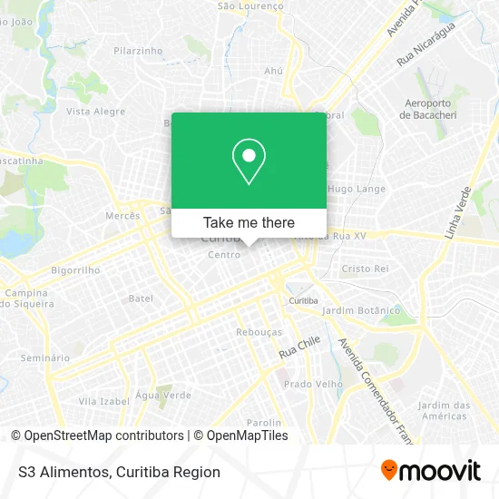 S3 Alimentos map