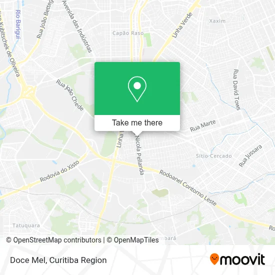 Doce Mel map