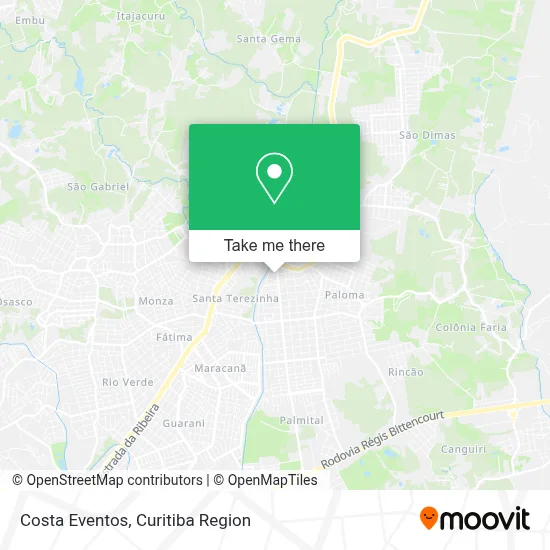 Costa Eventos map
