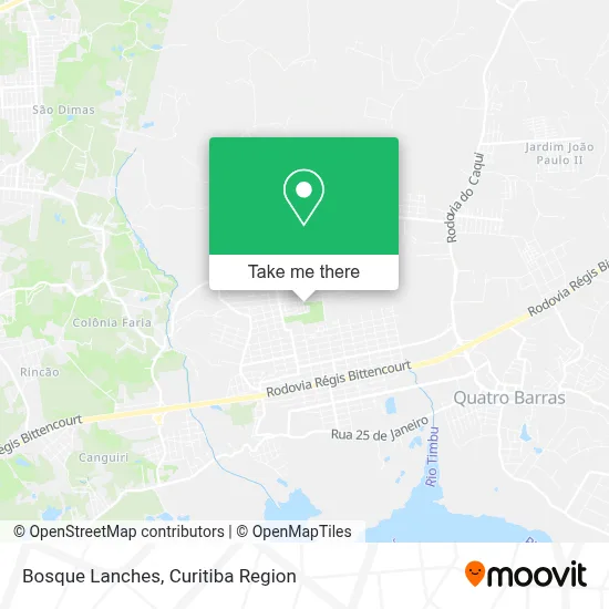 Bosque Lanches map