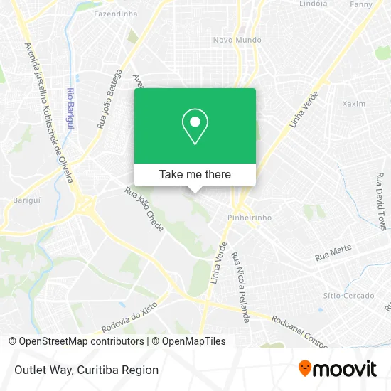 Outlet Way map
