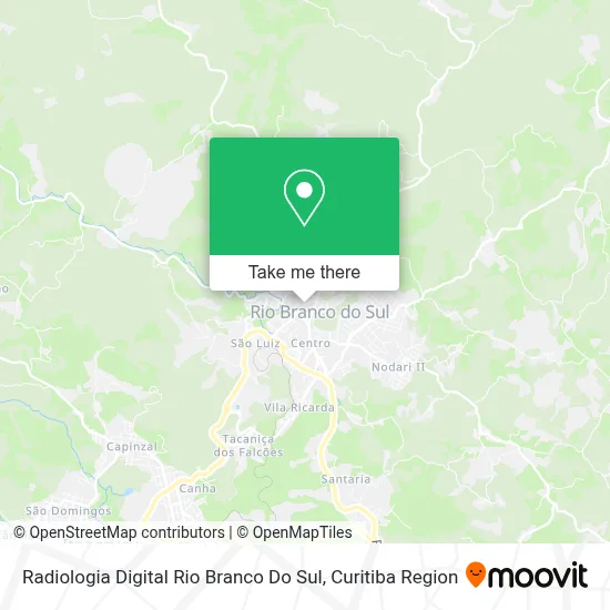 Radiologia Digital Rio Branco Do Sul map