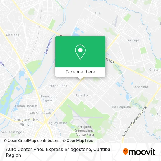 Auto Center Pneu Express Bridgestone map