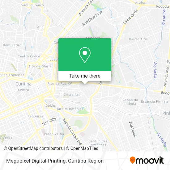 Megapixel Digital Printing map