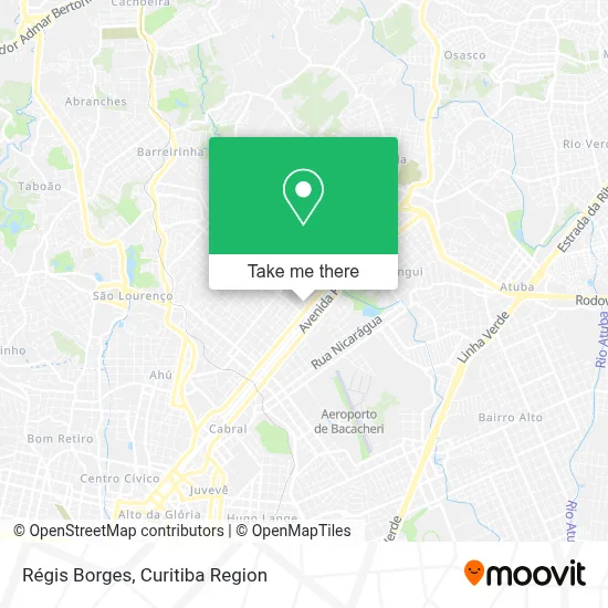 Régis Borges map