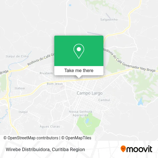 Wirebe Distribuidora map
