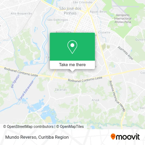 Mundo Reverso map