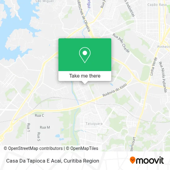 Casa Da Tapioca E Acai map