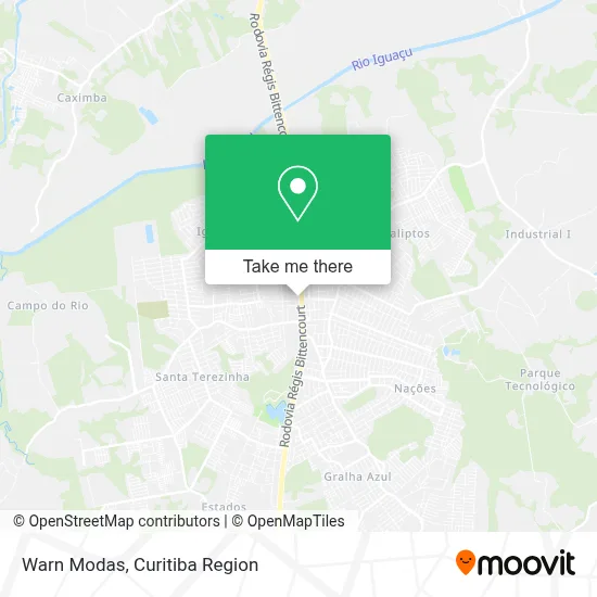 Warn Modas map