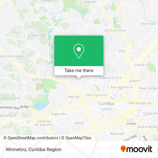 Winnetou map