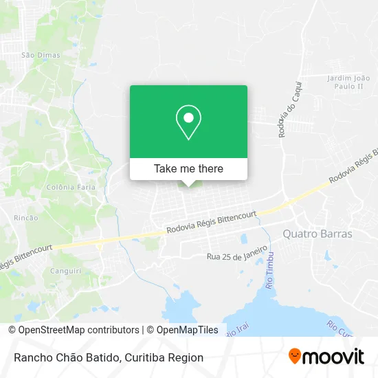 Rancho Chão Batido map
