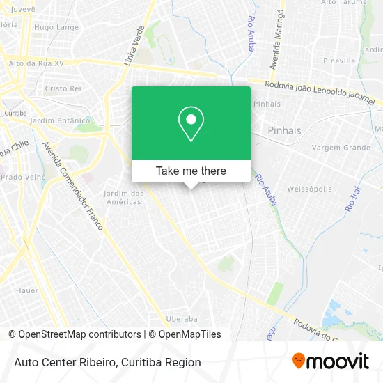 Auto Center Ribeiro map