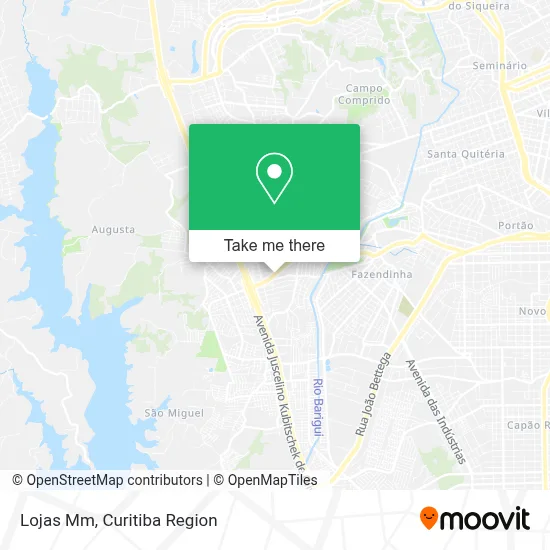 Lojas Mm map