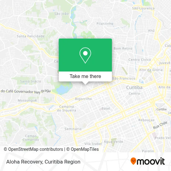 Aloha Recovery map