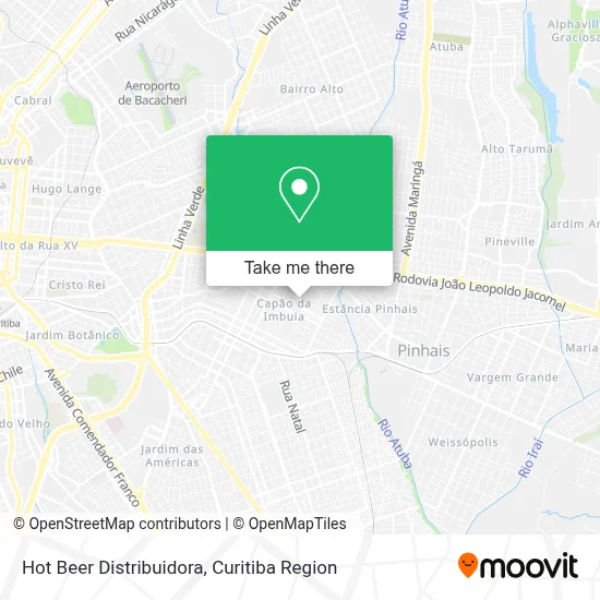 Hot Beer Distribuidora map