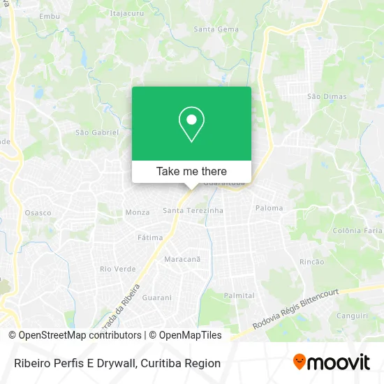 Ribeiro Perfis E Drywall map