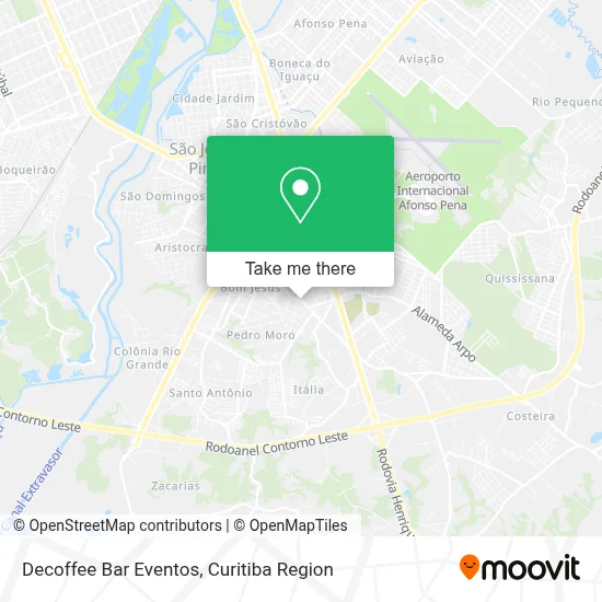 Decoffee Bar Eventos map