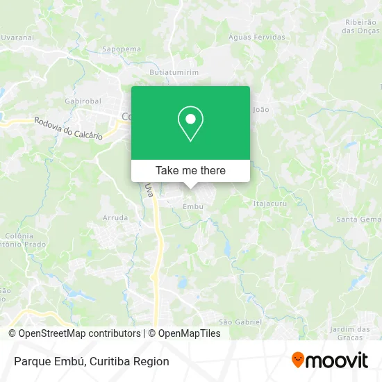 Parque Embú map