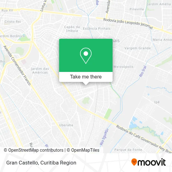 Gran Castello map