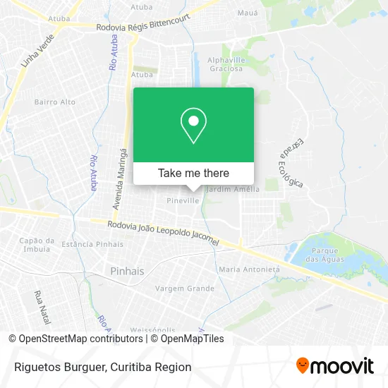 Riguetos Burguer map