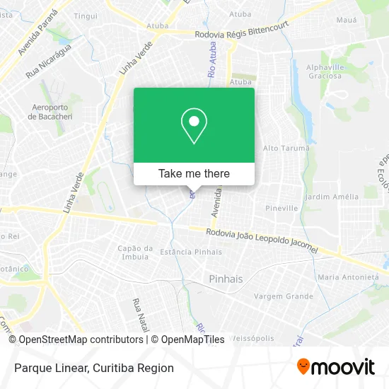 Parque Linear map