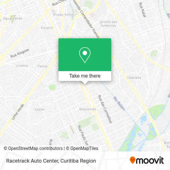 Racetrack Auto Center map